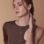 Collana Mabina in Argento con Pendente e Zirconi - 553444