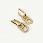 Orecchini Pendenti Mabina in Argento con Zirconi - 563486