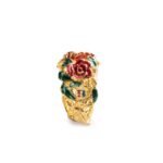 Anello Isola Bella in Argento e Smalti Rosa - 20001161