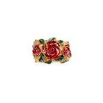Anello Isola Bella in Argento e Smalti Rosa - 20001161