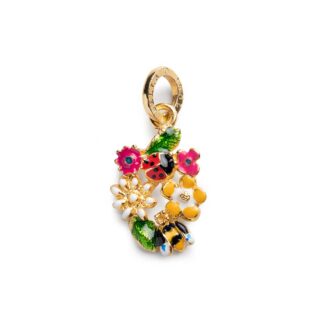 Charm Isola Bella in Argento e Smalti Giardino Segreto - 20001162