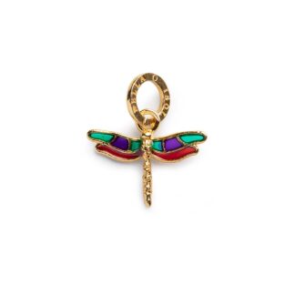 Charm Isola Bella in Argento e Smalti Libellula - 20001169