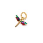 Charm Isola Bella in Argento e Smalti Libellula - 20001169