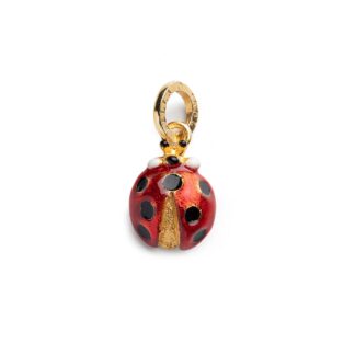 Charm Isola Bella in Argento e Smalti Coccinella - 20001172