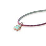 Ciondolo Le Bebé Bimba in Oro Rosa con Smalto - I Mini - LBB055-ACQ