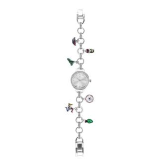 Orologio Solo Tempo Mizzica in Acciaio con Charms Siciliani - MJB
