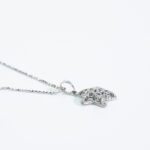 Pendente a Stella da Donna in Oro Bianco con Diamanti - CI44KI12G