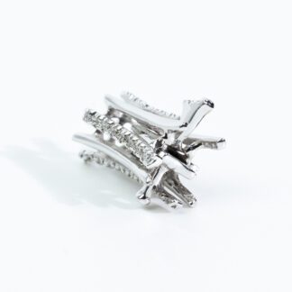 Susta per Collana in Oro Bianco con Diamanti - 852