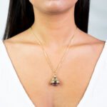 Pendente da Donna in Oro Giallo con Ametista - C320