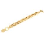 Bracciale da Donna Unoaerre in Bronzo Dorato con Catena Spiga - 1865