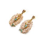 Orecchini Isola Bella in Argento e Smalto con Perle Sirena - 20001208