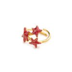 Anello Isola Bella in Argento e smalti Stelle Marine - 20001212
