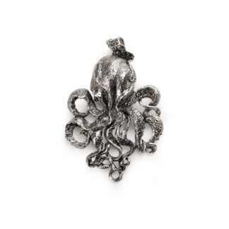 Ciondolo Isola Bella in Argento Polpo - Nude - 20001223