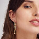 Orecchini Pendenti da Donna Unoaerre in Bronzo Dorato - 2024