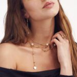 Collana da Donna Unoaerre in Bronzo Dorato con Perle Naturali - 2061