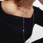Collana da Donna Unoaerre in Bronzo Dorato con Perle Naturali - 2061
