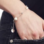 Bracciale da Donna Unoaerre in Bronzo con Perle Naturali - 2065