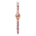 Orologio Isola Bella in Acciaio e Pelle Corallo - 40000084