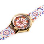 Orologio Isola Bella in Acciaio e Pelle Ruota - 40000085