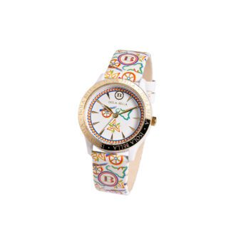 Orologio Isola Bella in Plastica e Pelle Tre Simboli - 40000088