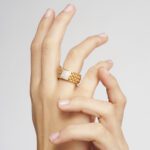 Anello da Donna Unoaerre in Argento Dorato con Zirconi - 6038
