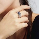 Anello da Donna Unoaerre in Argento con Iolite Blu - 6040