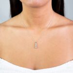 Collana con Pendente Trilogy in Oro Bianco con Diamanti - 13PE77752