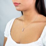 Collana con Pendente Trilogy in Oro Bianco con Diamanti - 13PE77752