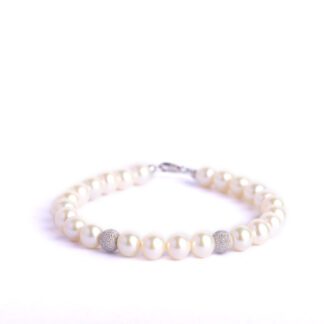 Bracciale da Donna in Perle e Oro Bianco - PB162PB/3