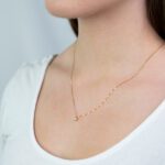 Collana con Punto Luce in Oro Giallo con Diamante - 2445325