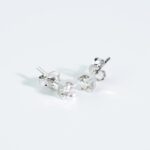 Orecchini Punto Luce in Oro Bianco con Diamanti - 4245565