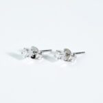 Orecchini Punto Luce in Oro Bianco con Diamanti - 2855380