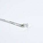 Collana con Punto Luce in Oro Bianco con Diamante - 5185690