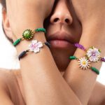 Bracciale Isola Bella in Argento e Smalto | Cactus - Giardino Segreto - 20000566