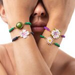 Bracciale Isola Bella in Argento e Smalto | Cactus - Giardino Segreto - 20000566