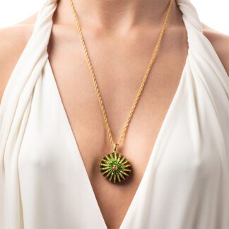 Collana Isola Bella in Argento e Smalti | Cactus - Giardino Segreto - 20000569