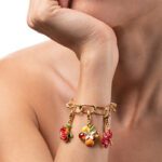 Charm Isola Bella in Argento e Smalto | Ibiscus - Loving Sicily - 20001036