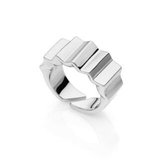 Anello a Fascia Unoaerre in Bronzo Bianco - Bronze - 2010