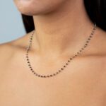 Collana da Donna in Oro Rosa con Diamanti Neri - 0002302000