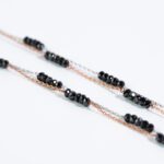Collana in Oro Bianco e Rosa con Diamanti e Perla Australiana - 0005063007