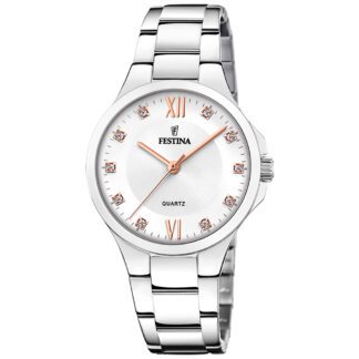 Orologio Solo Tempo Festina in Acciaio con Zirconi - Mademoiselle - F20582/1