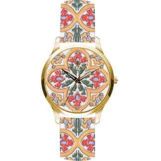 Orologio Solo Tempo Mizzica in Acciaio e Pelle - La Maiolica - MB169