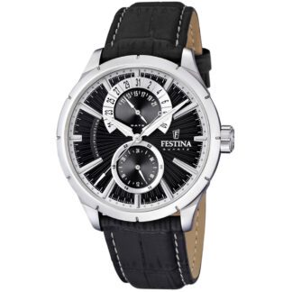 Orologio Solo Tempo Festina in Acciaio e Pelle - Retro - F16573/3