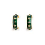 Orecchini Isola Bella in Argento e Smalti Sole Piccole - Lapilli - 20001274