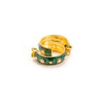 Orecchini Isola Bella in Argento e Smalti Sole Piccole - Lapilli - 20001274