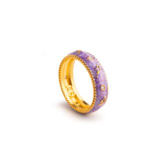 Anello Isola Bella in Argento e Smalti Onda Piccola - Lapilli - 20001280