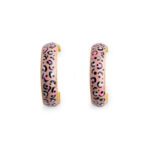 Orecchini Isola Bella in Argento e Smalti Leopardato - Animalier - 20001281