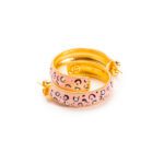 Orecchini Isola Bella in Argento e Smalti Leopardato - Animalier - 20001281