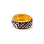 Anello Isola Bella in Argento e Smalti Zebrato - Animalier - 20001284