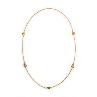 Collana Isola Bella in Argento con Smalti Sicilia - 20001292
